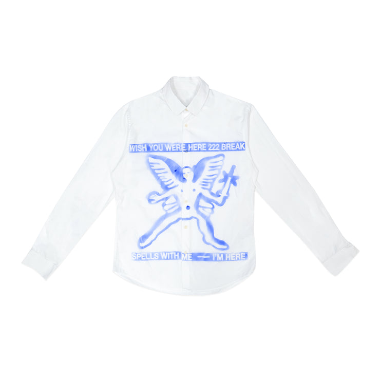 5. WISH YOU WERE HERE x OFF WITH THE FAIRIES - 1/1 White button up